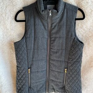Charcoal Quilted Women's Vest